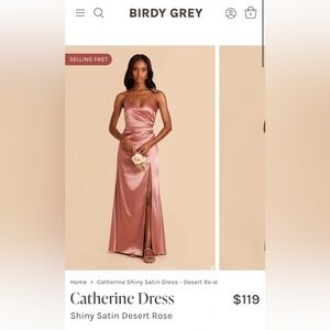 Birdy Grey Catherine Bridesmaid Dress in Desert Rose